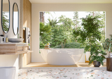 Spa-Inspired Bathroom Design